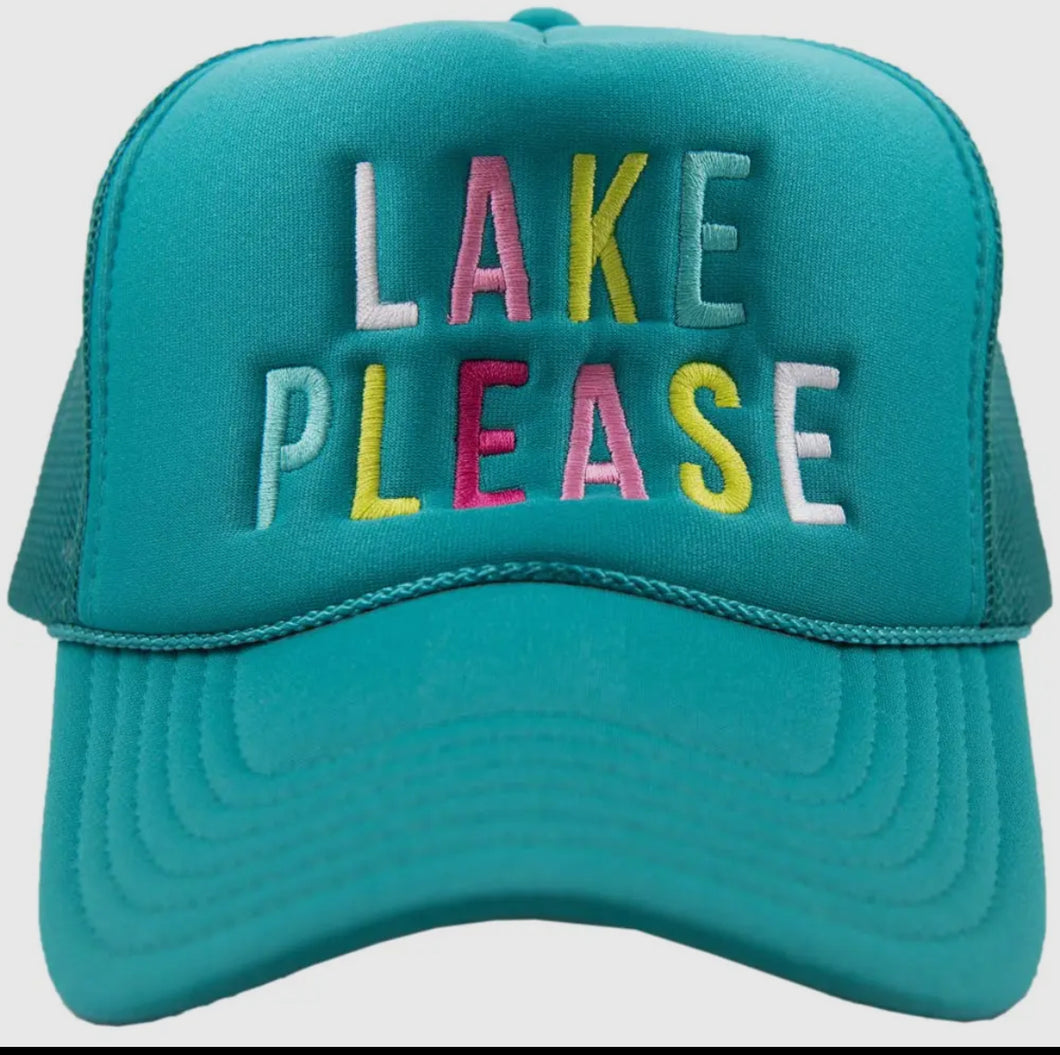 Teal Lake Please hat