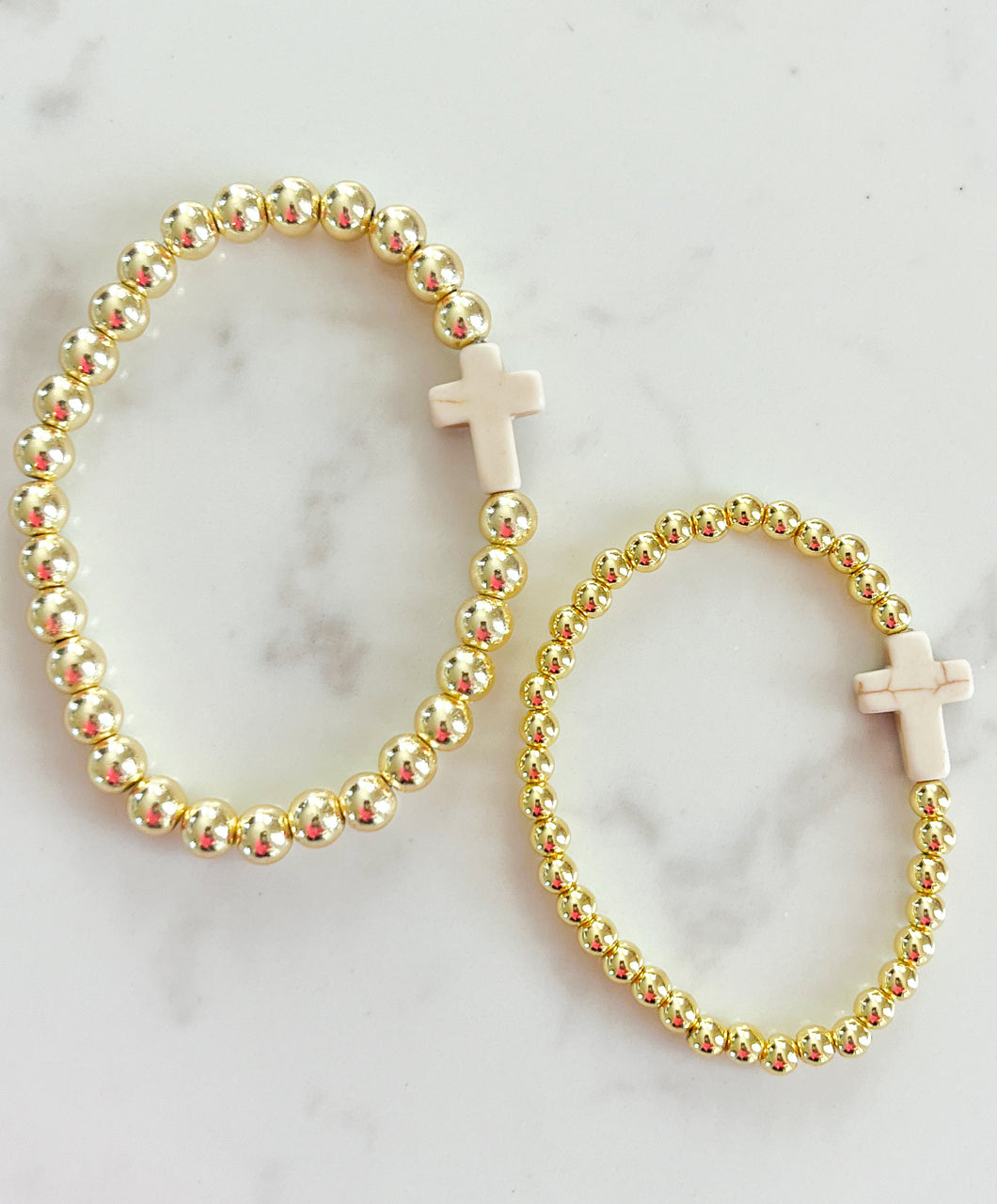 Mommy and Me -gold cross